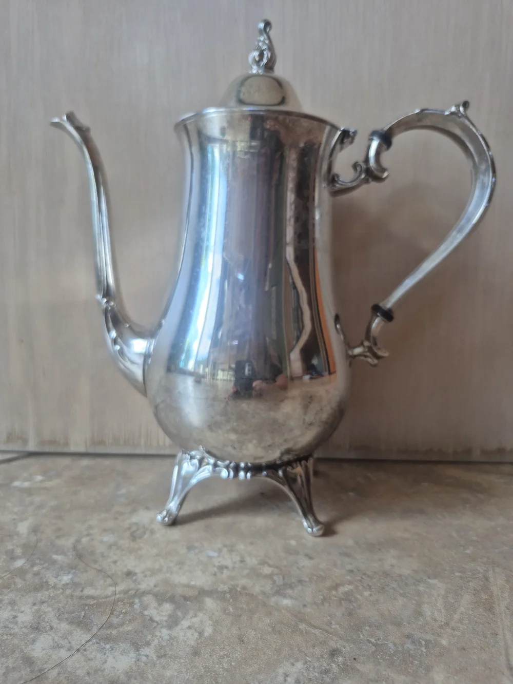 Classic Silverplate Coffee Pot - Polished Silver Finish